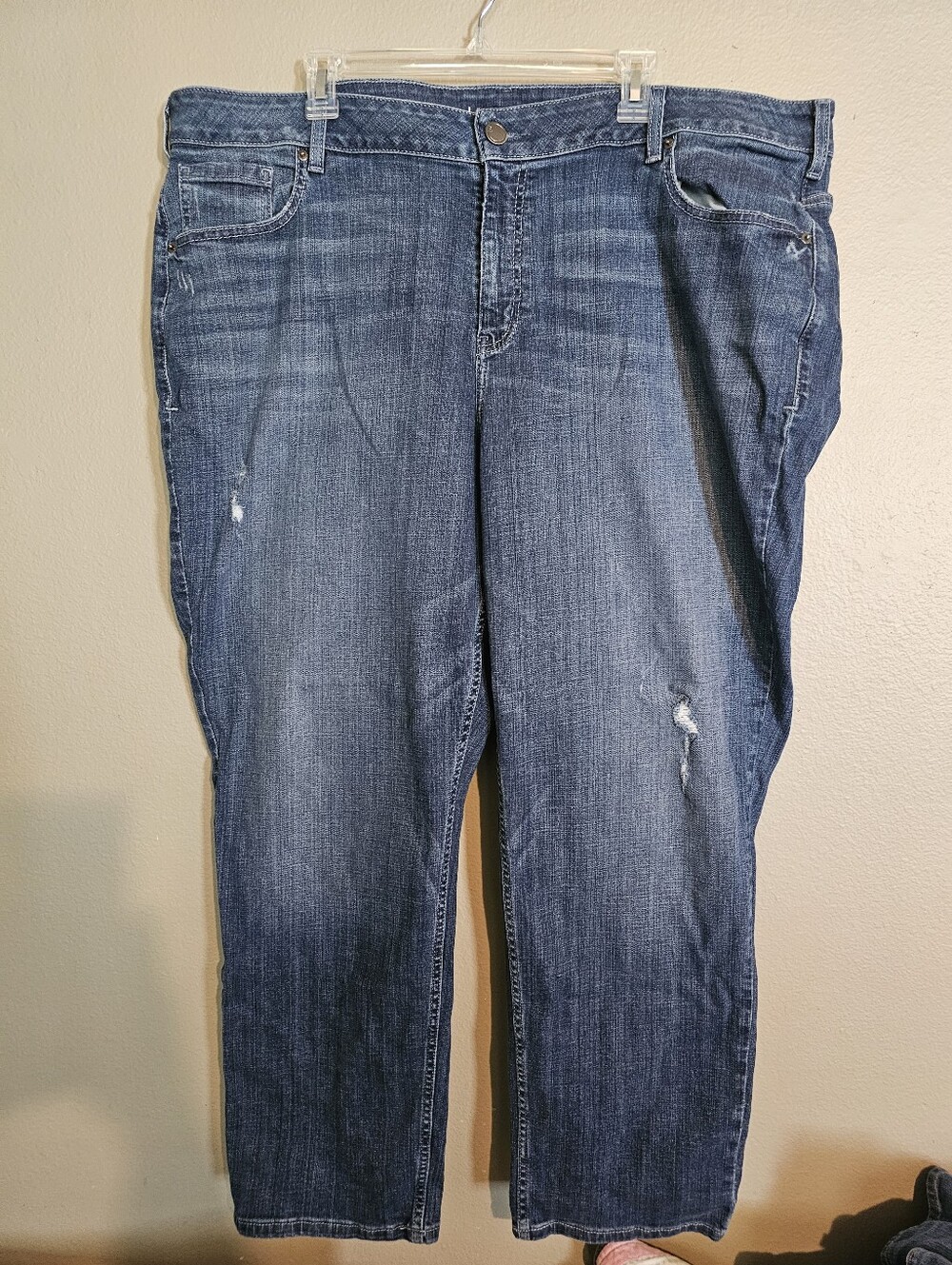Lane Bryant Dark Wash Straight Leg Jeans Size 26